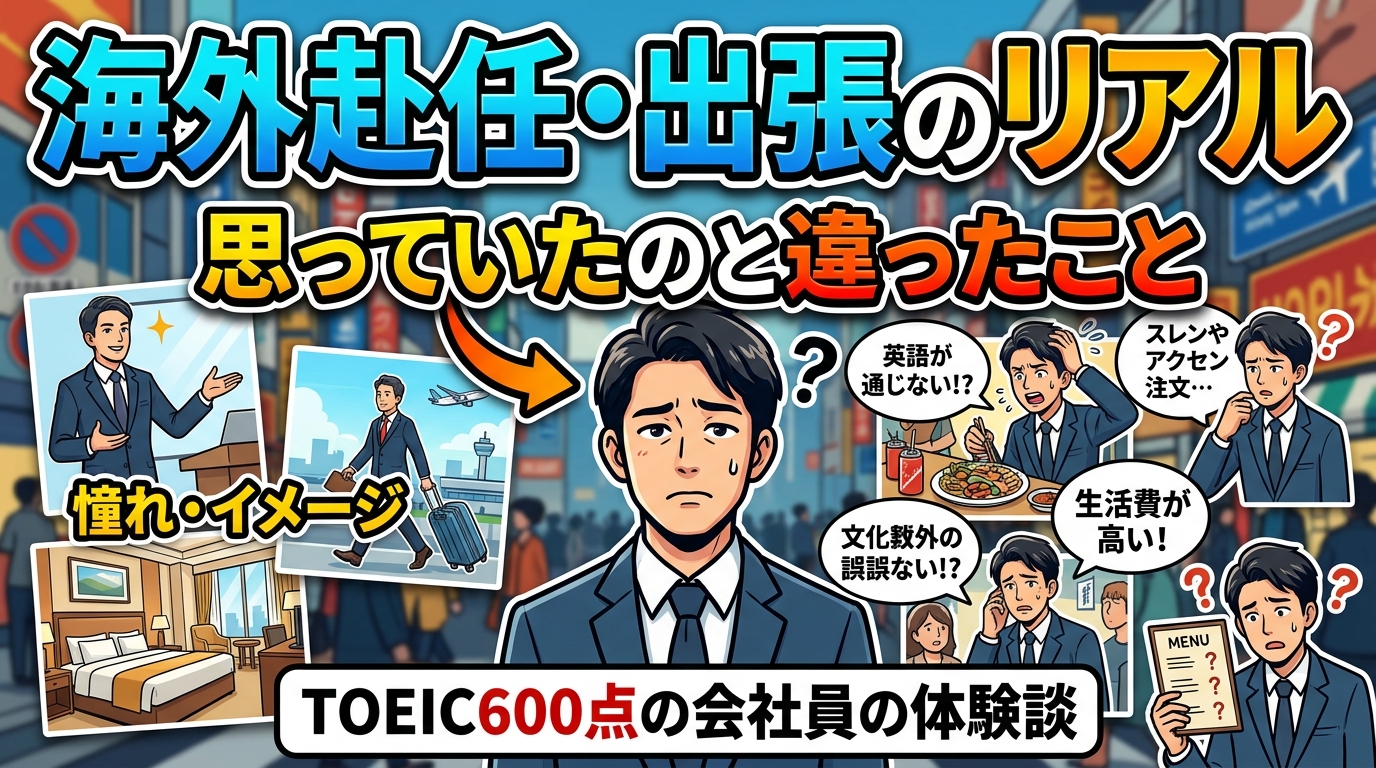 海外赴任・出張のリアル